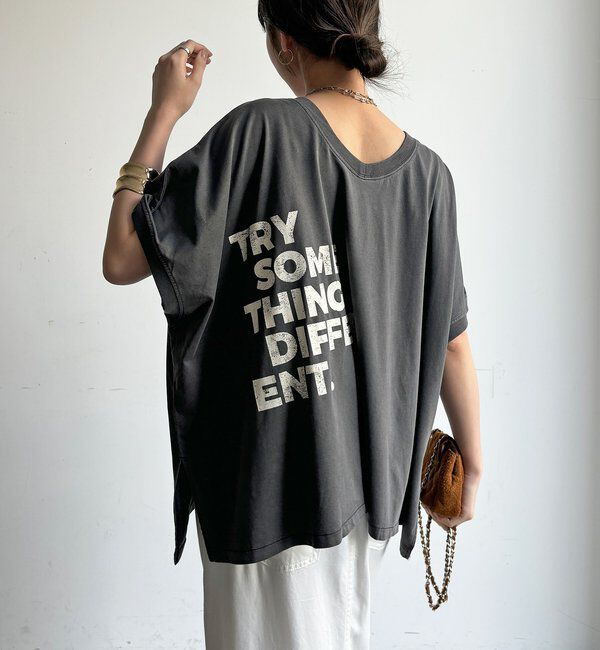  「【WEB限定】2WAYポンチョロゴTEE」|Tシャツ・カットソー|