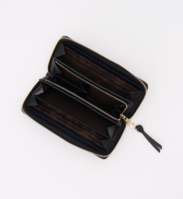  「エンボスモノグラムラウンドジップウォレット」|財布|