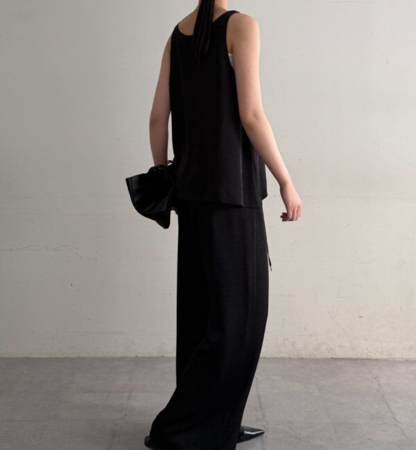 「《ご好評につき新色登場！》2WAYノースリサテンチュニック」|シャツ・ブラウス|