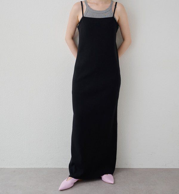 「2WAY総針ニットキャミワンピース」|ワンピース|