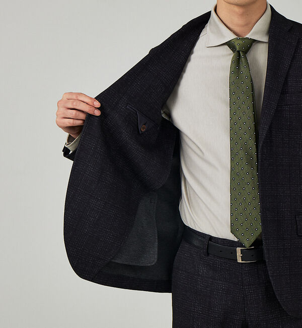 ABAHOUSE「【セットアップ対応/FLEX JACKET】プリント ポンチ ジャケット」|テーラードジャケット|