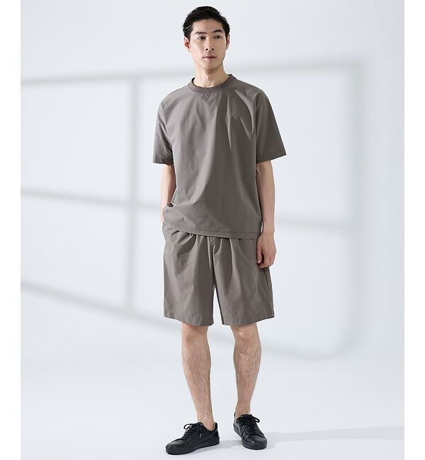 ABAHOUSE「【セットアップ対応】360&deg;ストレッチ リップストップ リラックス ショートパン」|その他|