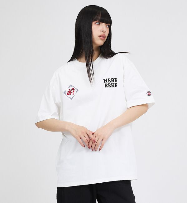 ABAHOUSE「【YOIDORE/ヨイドレ 】刺繍MIX グラフィックプリント クルーネックTシ」|Tシャツ・カットソー|