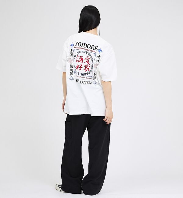 ABAHOUSE「【YOIDORE/ヨイドレ 】刺繍MIX グラフィックプリント クルーネックTシ」|Tシャツ・カットソー|