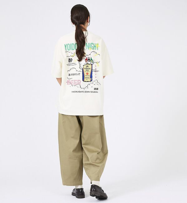ABAHOUSE「【YOIDORE/ヨイドレ 】刺繍MIX グラフィックプリント クルーネックTシ」|Tシャツ・カットソー|