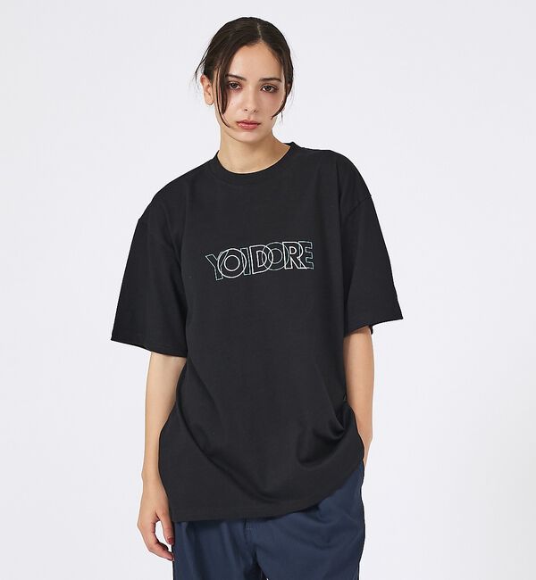 ABAHOUSE「【YOIDORE/ヨイドレ 】刺繍MIX グラフィックプリント クルーネックTシ」|Tシャツ・カットソー|