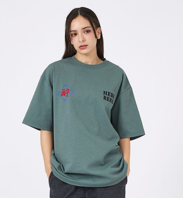 ABAHOUSE「【YOIDORE/ヨイドレ 】刺繍MIX グラフィックプリント クルーネックTシ」|Tシャツ・カットソー|