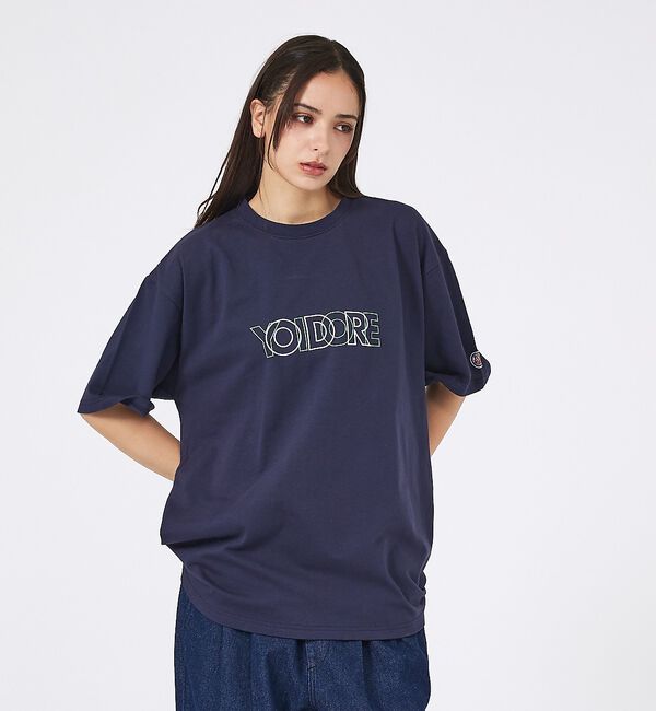 ABAHOUSE「【YOIDORE/ヨイドレ 】刺繍MIX グラフィックプリント クルーネックTシ」|Tシャツ・カットソー|