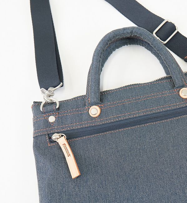 ABAHOUSE「【HandHARVEST】デニムバージョン ヘルメットBAG/ショルダーバッグF」|ショルダー・メッセンジャー|