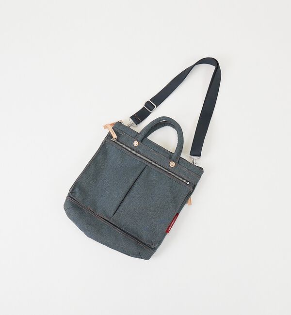 ABAHOUSE「【HandHARVEST】デニムバージョン ヘルメットBAG/ショルダーバッグF」|ショルダー・メッセンジャー|