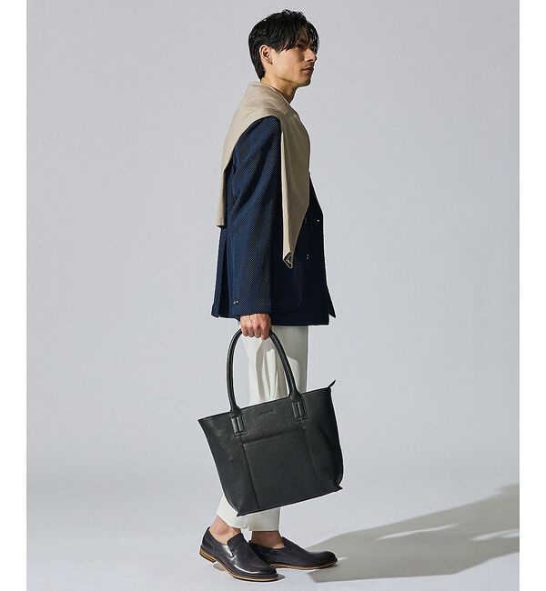alfredoBANNISTER「【A4対応】シボレザー トートバッグ」|トートバッグ|