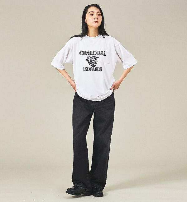 Rouge vif「【Americana/アメリカーナ&times;ORIGINAL Charcoal/オリジナ」|Tシャツ・カットソー|