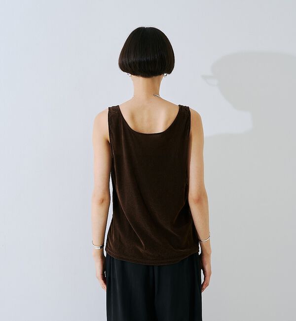 Rouge vif「【2点セット】シアーベロアストライプアンサンブル【予約】」|Tシャツ・カットソー|