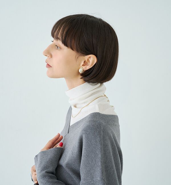 Rouge vif「【セットアップ対応】前後2WAYウール混フレアスリーブプルオーバー【予約】」|ニット・セーター|