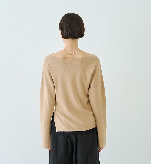 Rouge vif「【セットアップ対応】前後2WAYウール混フレアスリーブプルオーバー【予約】」|ニット・セーター|