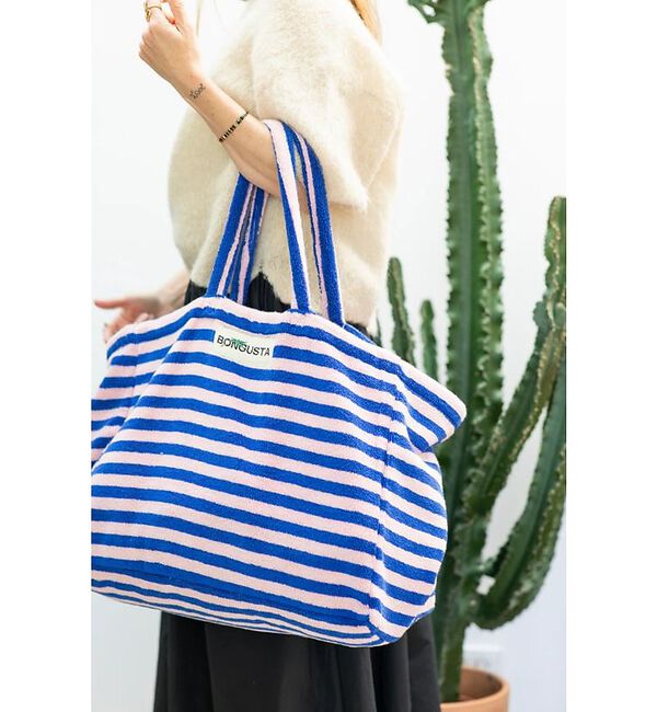 Rouge vif「【新色追加/BONGUSTA/ボングスタ】NARAM WEEKEND BAG/ビ」|トートバッグ|ブルー