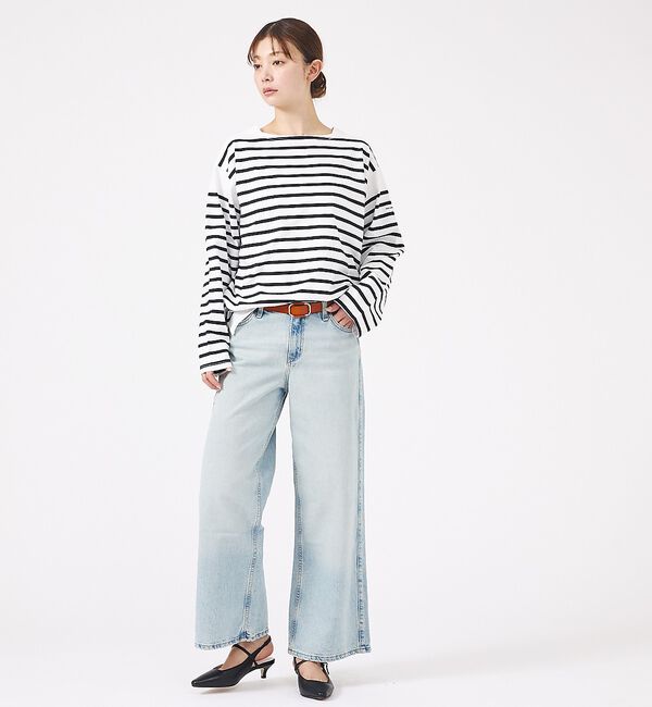 Rouge vif「【MONT KEMMEL/モン ケメル】バスクシャツ / ボーダーロングスリーブ」|Tシャツ・カットソー|