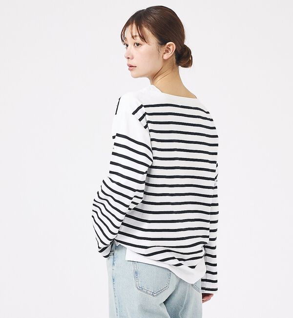 Rouge vif「【MONT KEMMEL/モン ケメル】バスクシャツ / ボーダーロングスリーブ」|Tシャツ・カットソー|
