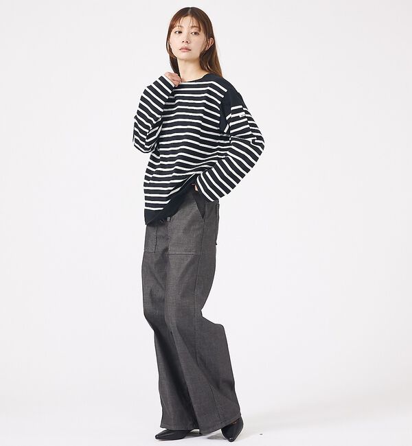 Rouge vif「【MONT KEMMEL/モン ケメル】バスクシャツ / ボーダーロングスリーブ」|Tシャツ・カットソー|