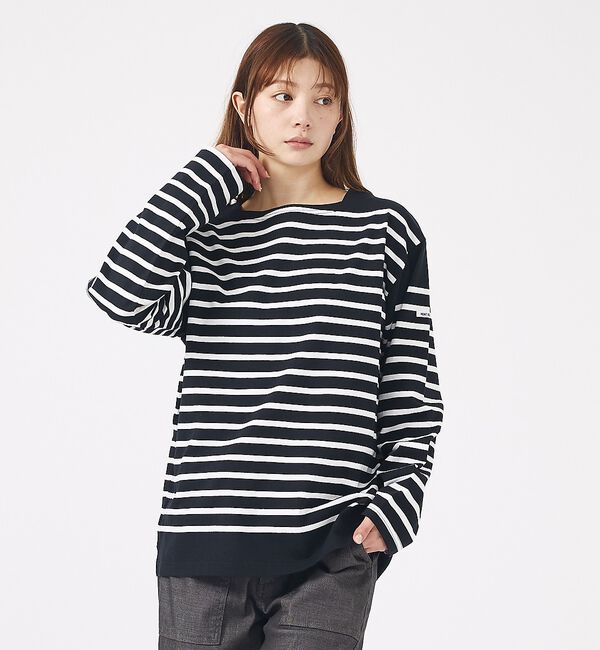 Rouge vif「【MONT KEMMEL/モン ケメル】バスクシャツ / ボーダーロングスリーブ」|Tシャツ・カットソー|