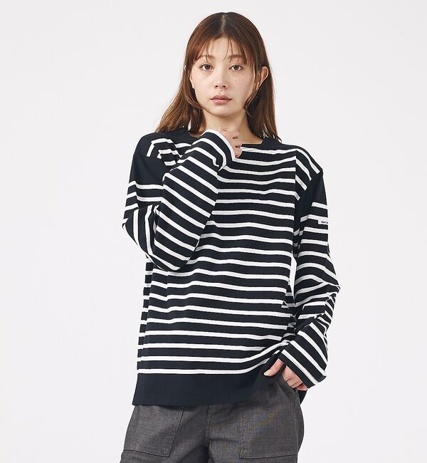 Rouge vif「【MONT KEMMEL/モン ケメル】バスクシャツ / ボーダーロングスリーブ」|Tシャツ・カットソー|