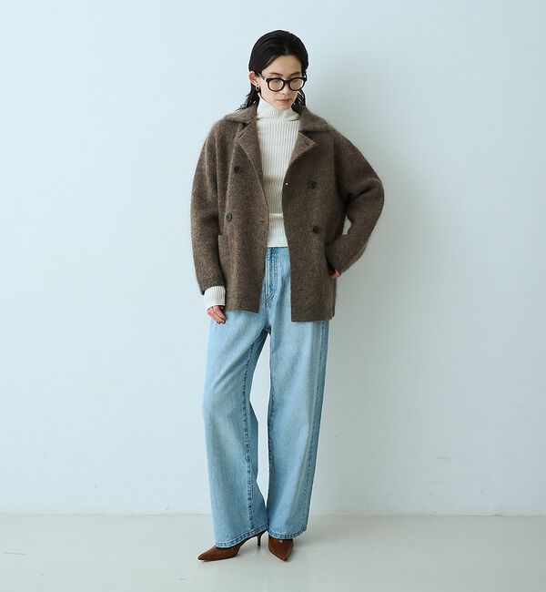 qualite「モヘアニットコート【予約】」|ピーコート|