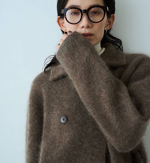 qualite「モヘアニットコート【予約】」|ピーコート|