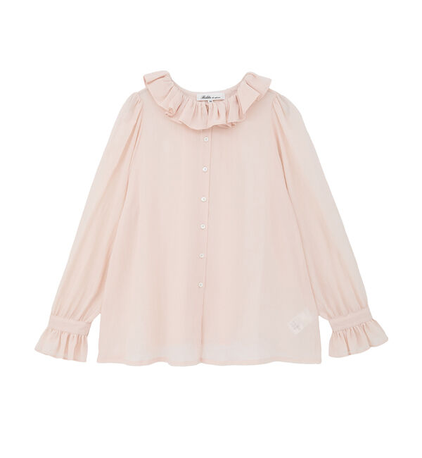 TIARA「【Bilitis dix-sept ans/ビリティス・ディセッタン】Parisienne Blouse」|シャツ・ブラウス|ピンク
