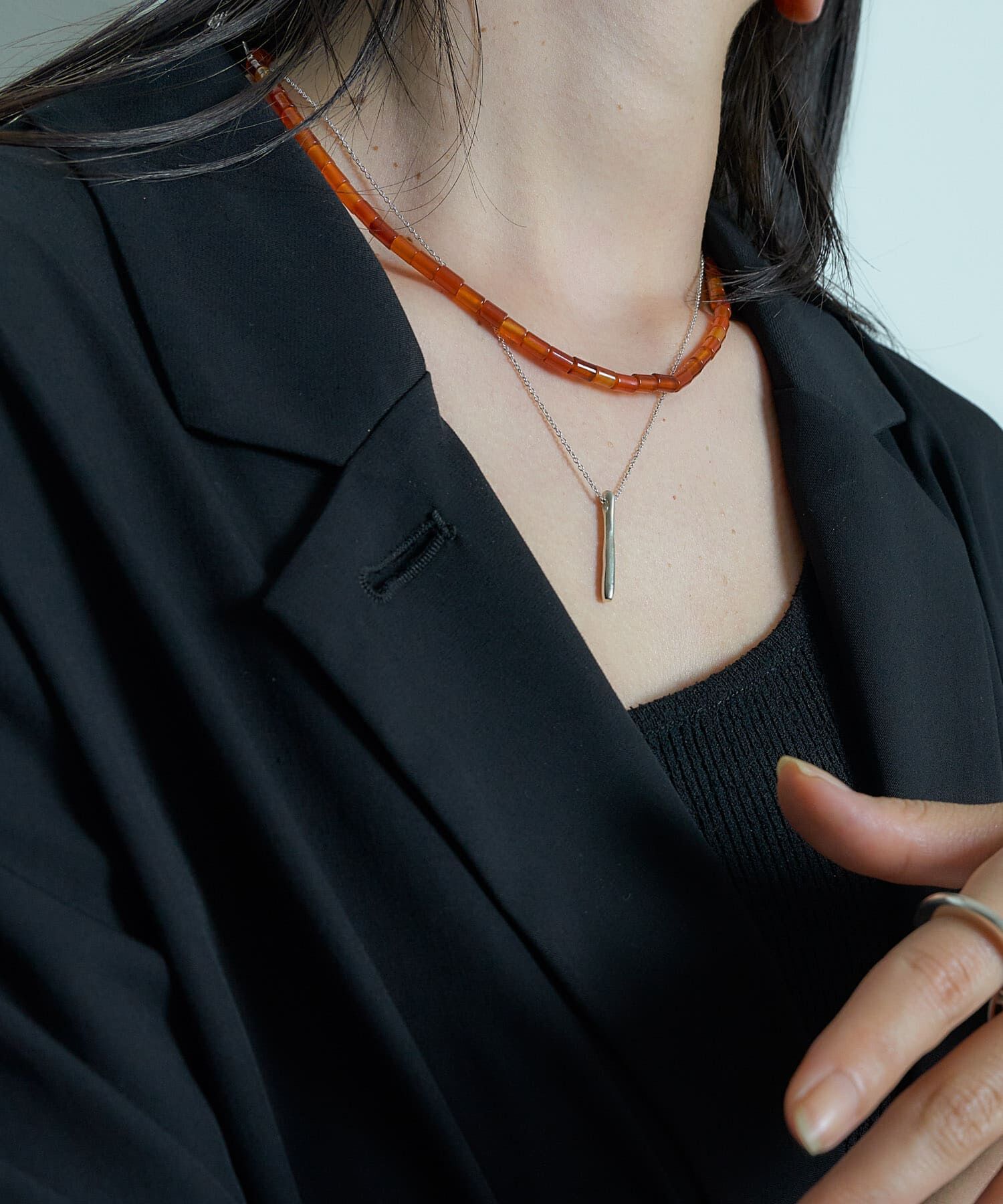 SMELLY「SMELLY so&rsquo;　carnelian necklace」|ネックレス|
