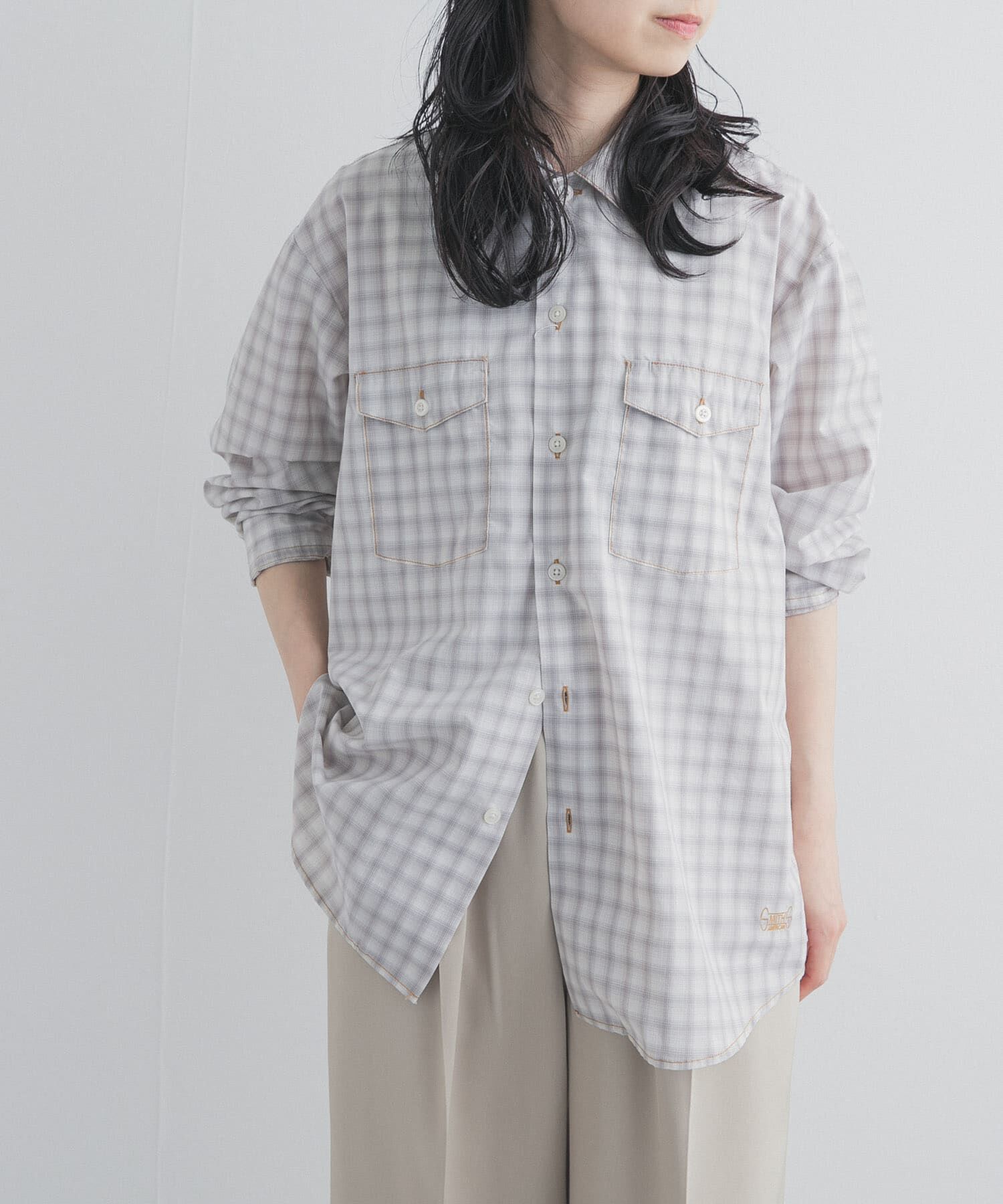 URBAN RESEARCH DOORS「SMITH　BROOKLYN WORK SHIRTS」|シャツ・ブラウス|