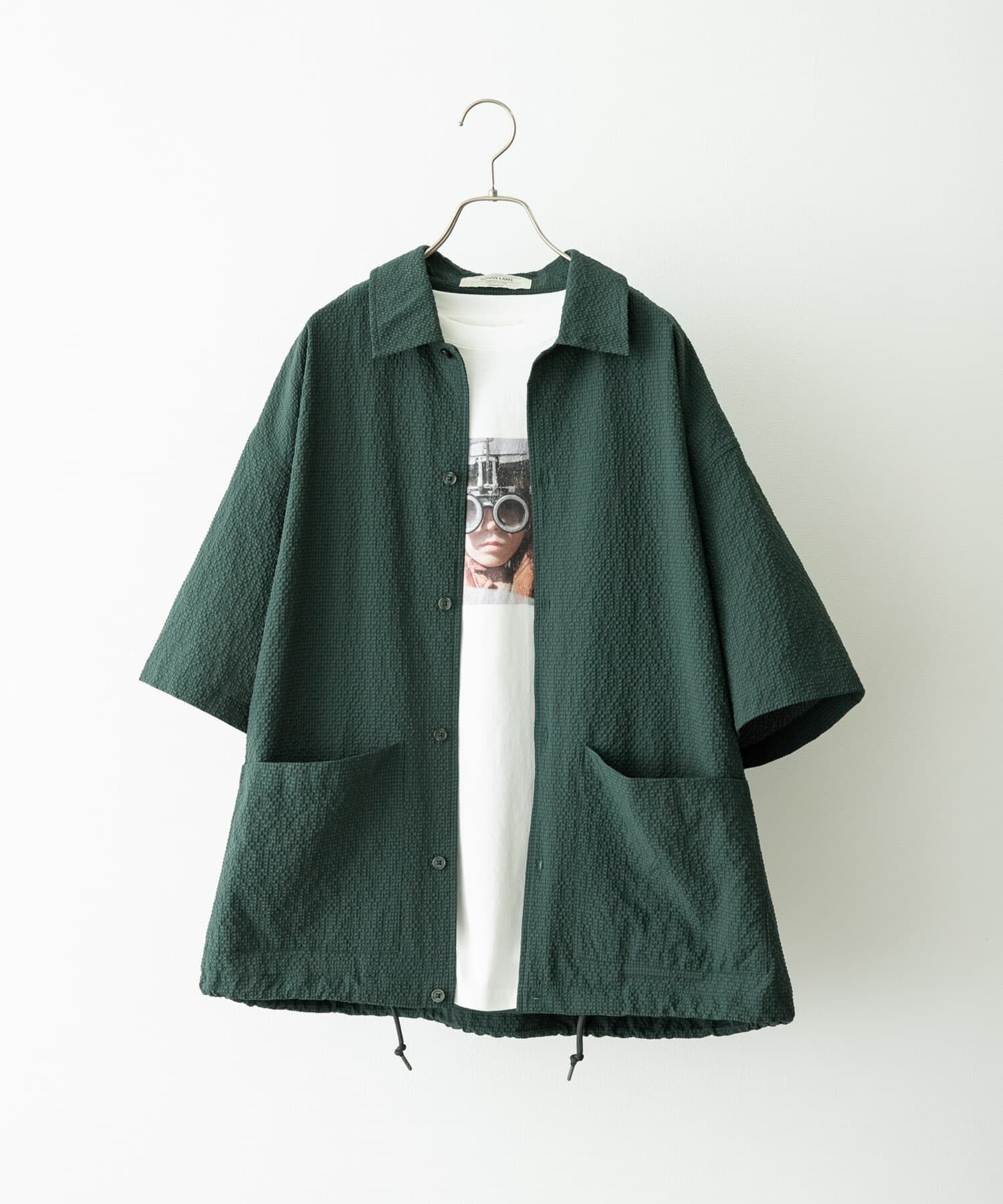 Sonny Label 「シアサッカーショートスリーブコーチシャツ」|シャツ・ブラウス|
