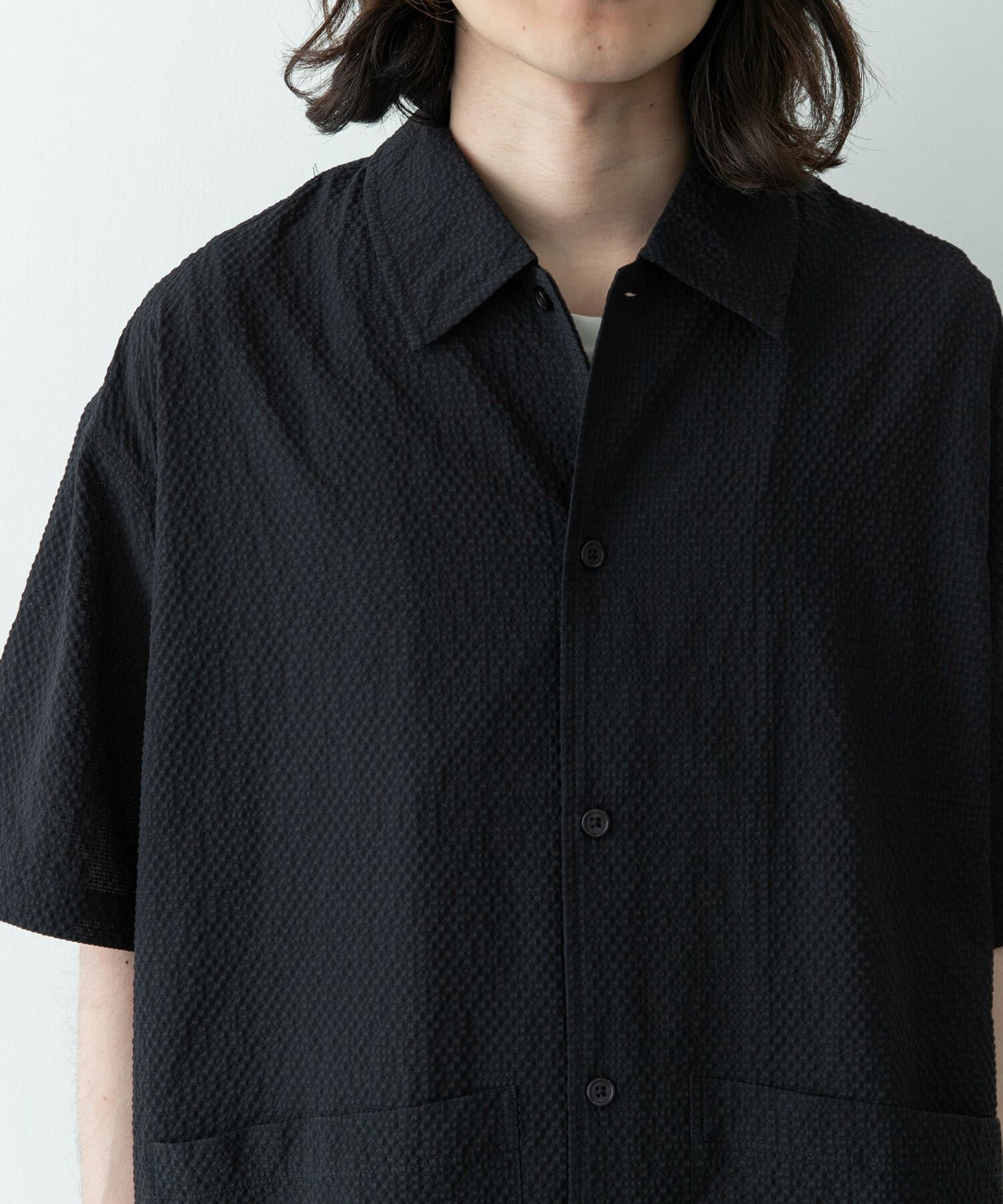 Sonny Label 「シアサッカーショートスリーブコーチシャツ」|シャツ・ブラウス|