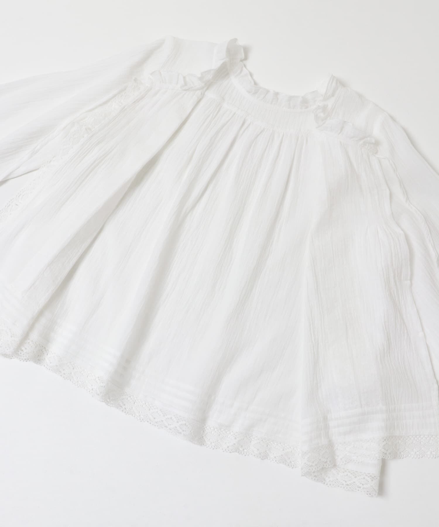 URBAN RESEARCH「Picchi Nia　SOFT FRILL WHITE」|シャツ・ブラウス|