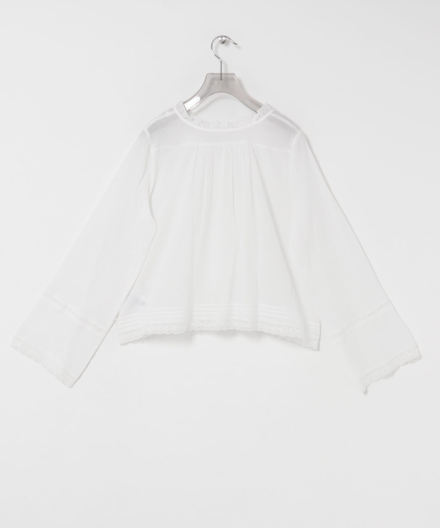 URBAN RESEARCH「Picchi Nia　SOFT FRILL WHITE」|シャツ・ブラウス|