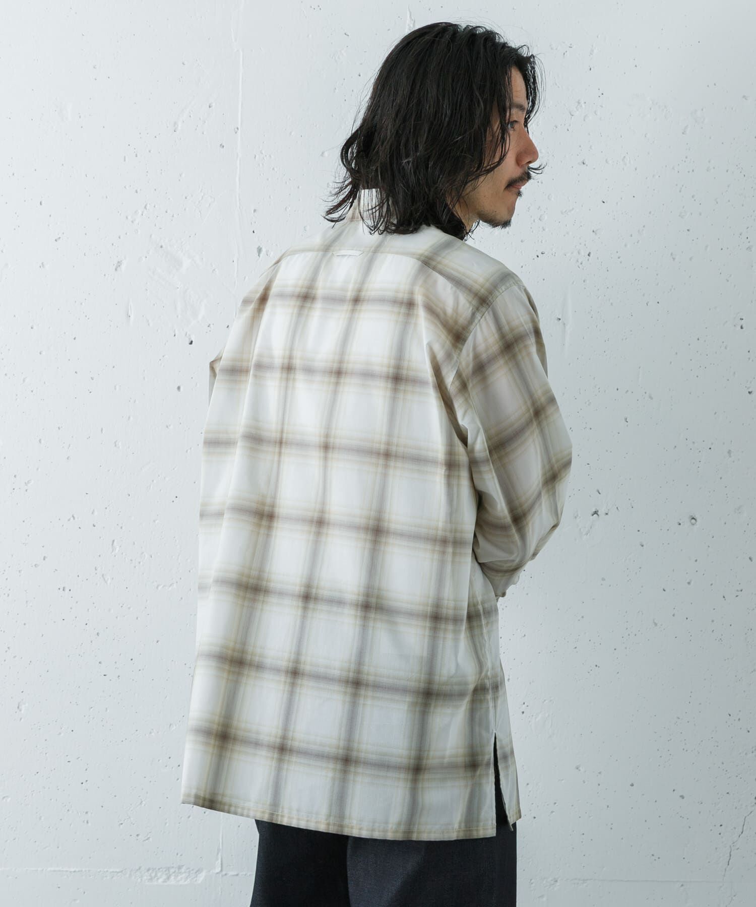 URBAN RESEARCH「SHEER CH SQUARE CUT SHIRTS」|シャツ・ブラウス|