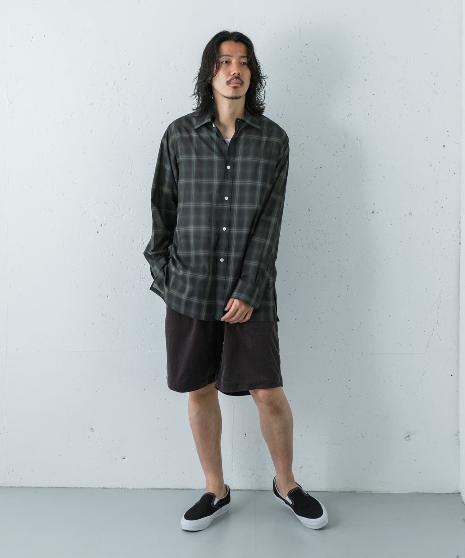 URBAN RESEARCH「SHEER CH SQUARE CUT SHIRTS」|シャツ・ブラウス|