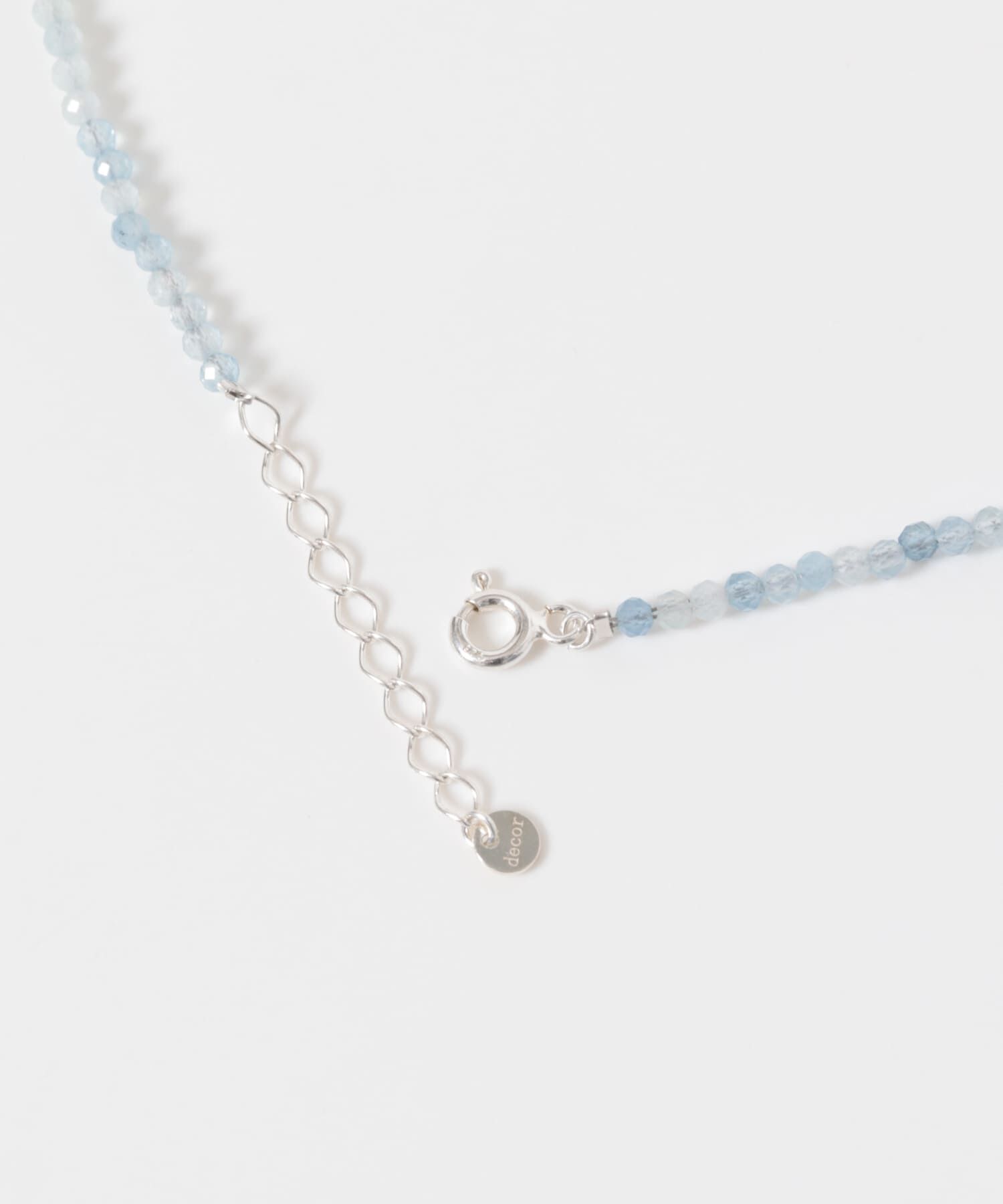 URBAN RESEARCH「decor『デコール』　AQUAMARINE BEAD NECKLACE」|ネックレス|