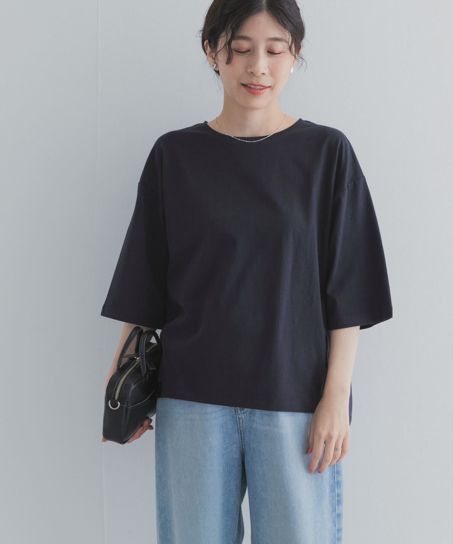 URBAN RESEARCH DOORS「バックシアー切替プルオーバー」|Tシャツ・カットソー|