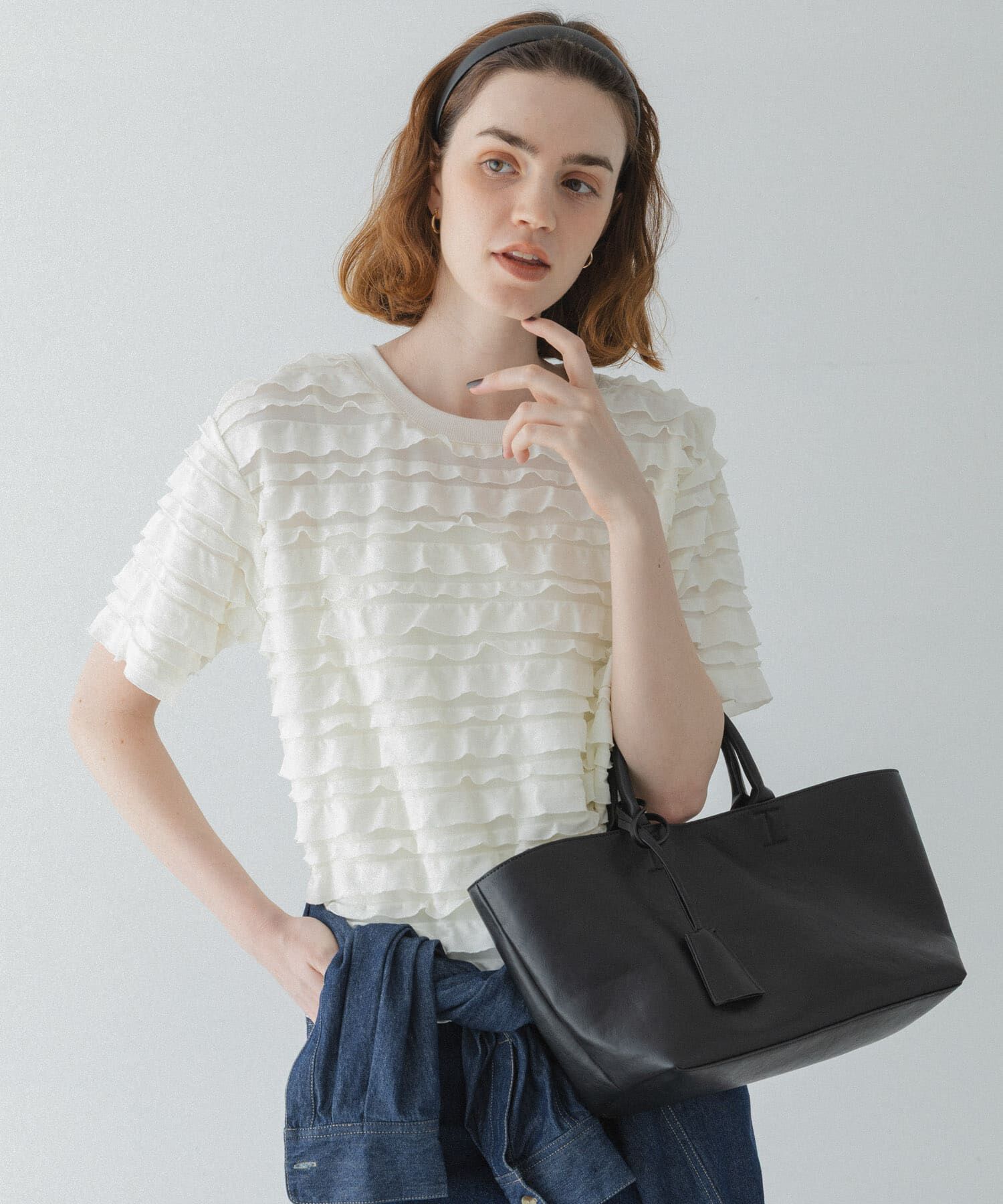Sonny Label 「フリルカットプルオーバー」|Tシャツ・カットソー|