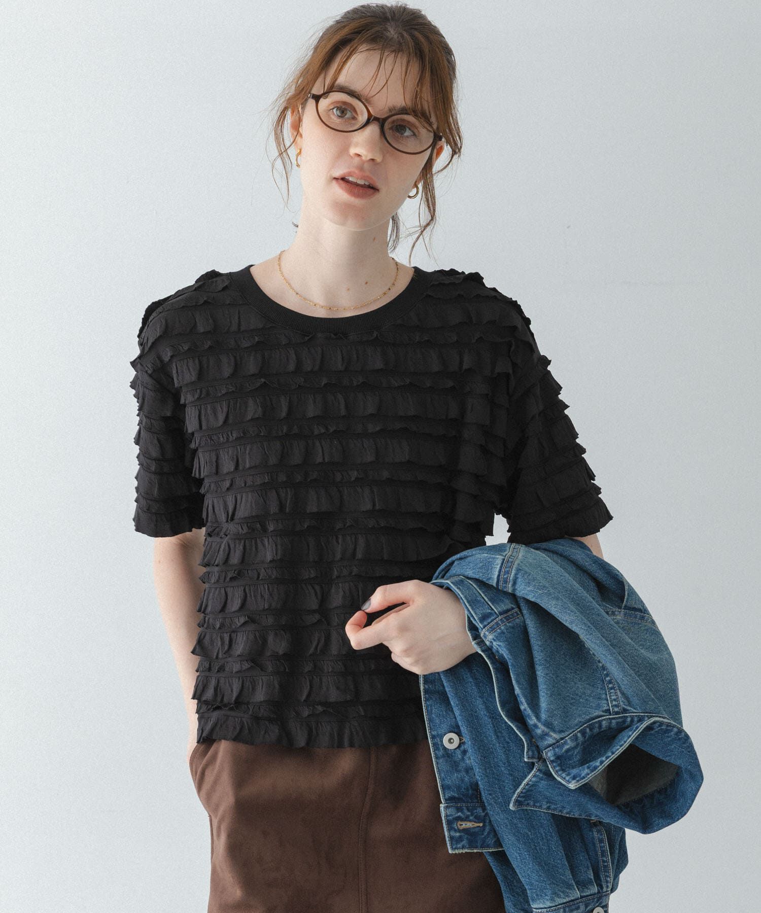 Sonny Label 「フリルカットプルオーバー」|Tシャツ・カットソー|