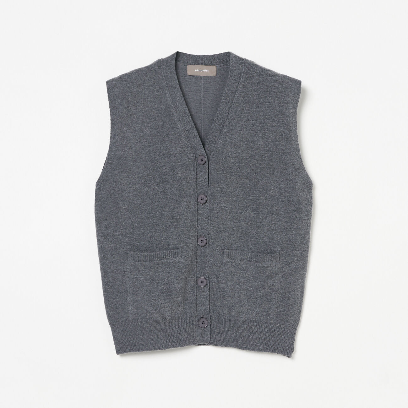HELIOPOLE「HELIOPOLE V NECK KNIT VEST」|ニット・セーター|