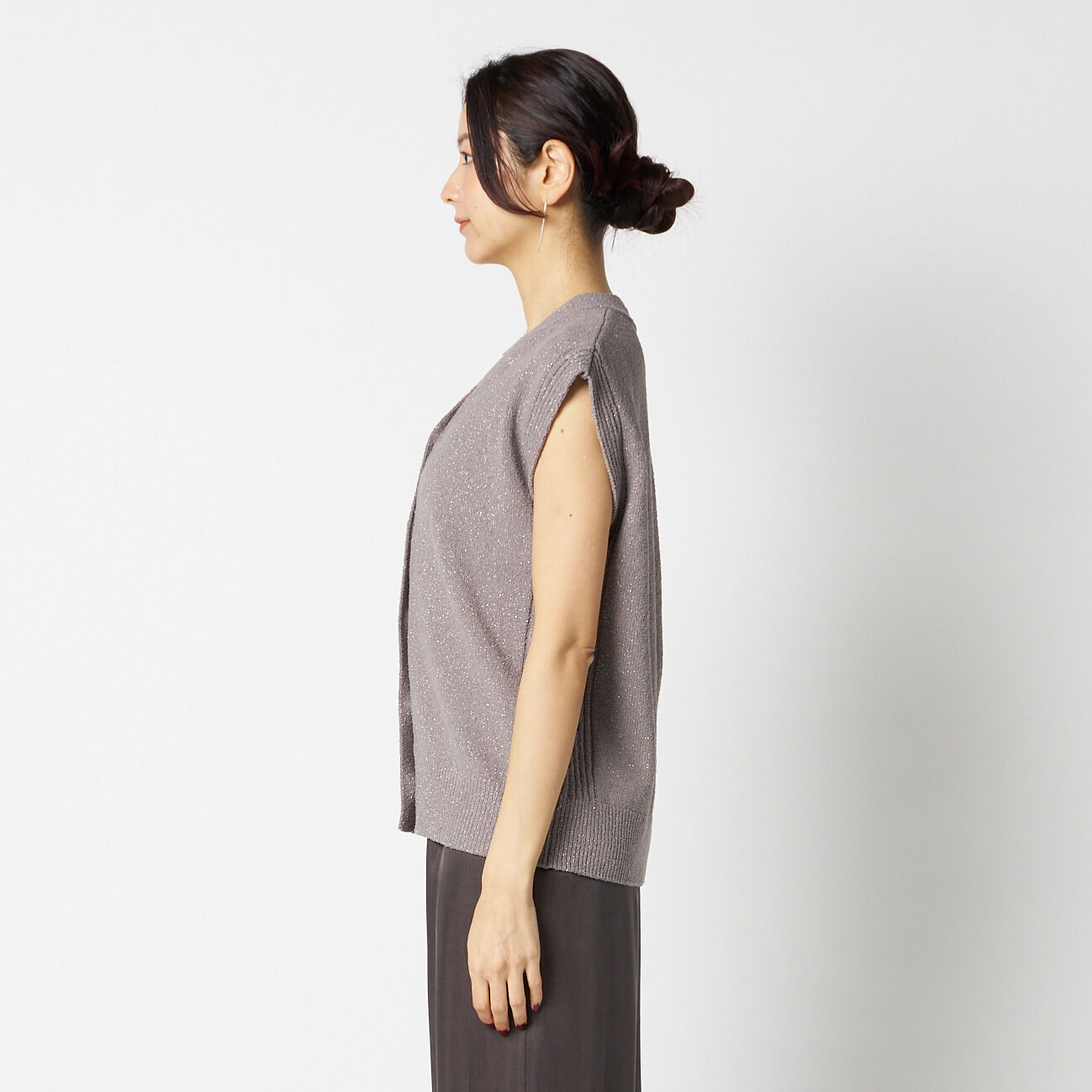 HELIOPOLE「HELIOPOLE METAL BUTTON KNIT VEST」|ニット・セーター|