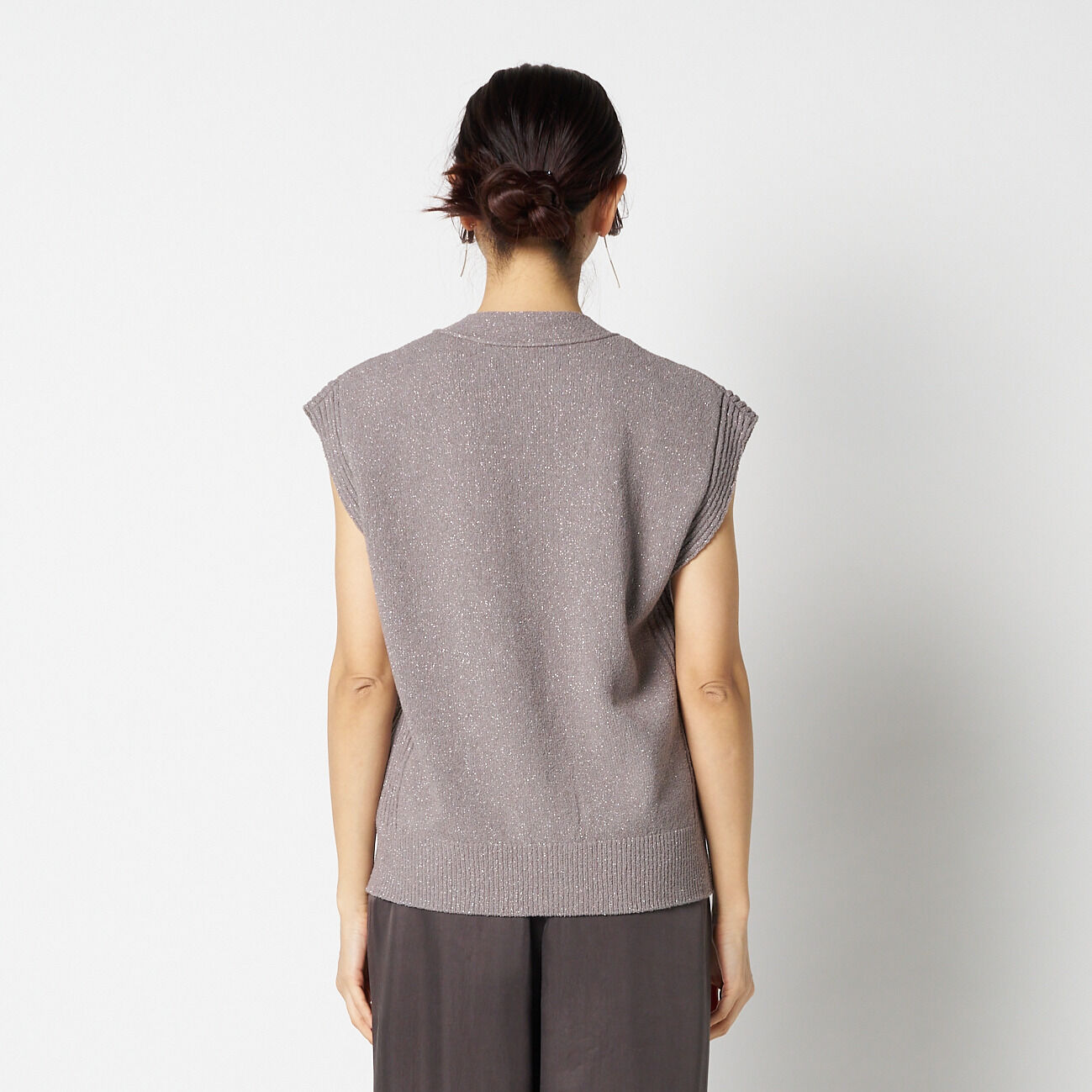 HELIOPOLE「HELIOPOLE METAL BUTTON KNIT VEST」|ニット・セーター|