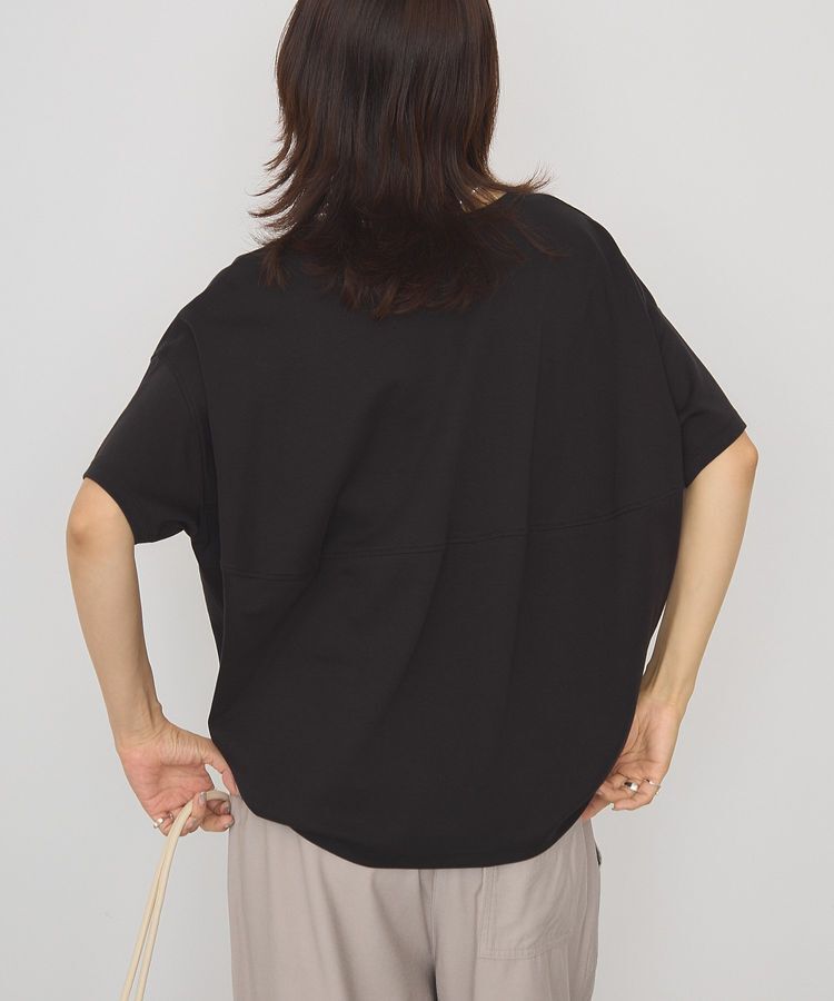 AMERICAN HOLIC「【接触冷感+UVカット】半袖コクーンカットプルオーバー」|Tシャツ・カットソー|