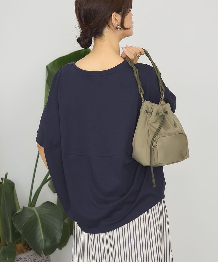 AMERICAN HOLIC「【接触冷感+UVカット】半袖コクーンカットプルオーバー」|Tシャツ・カットソー|