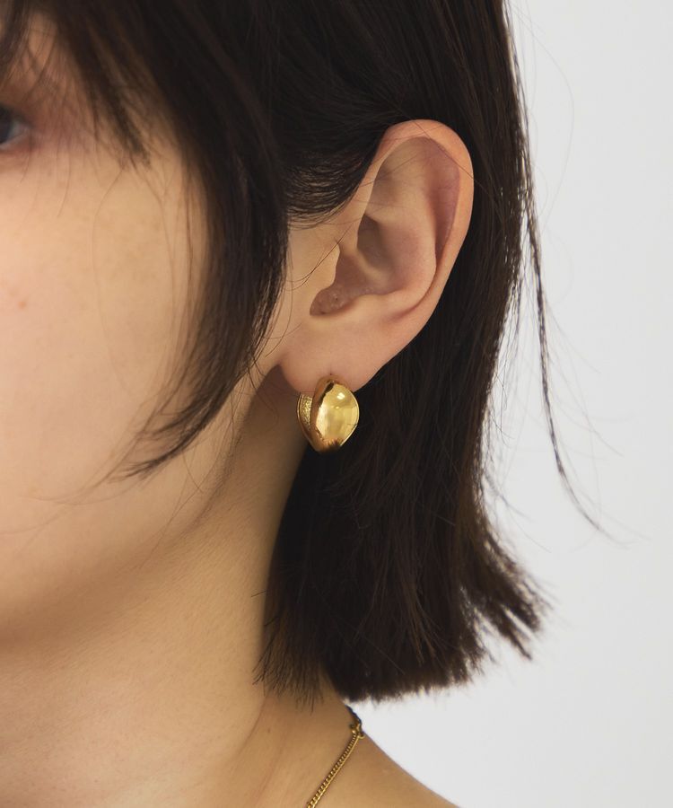 AMERICAN HOLIC「【ステンレス】ワンタッチラウンドメタルピアス」|ピアス|Gold