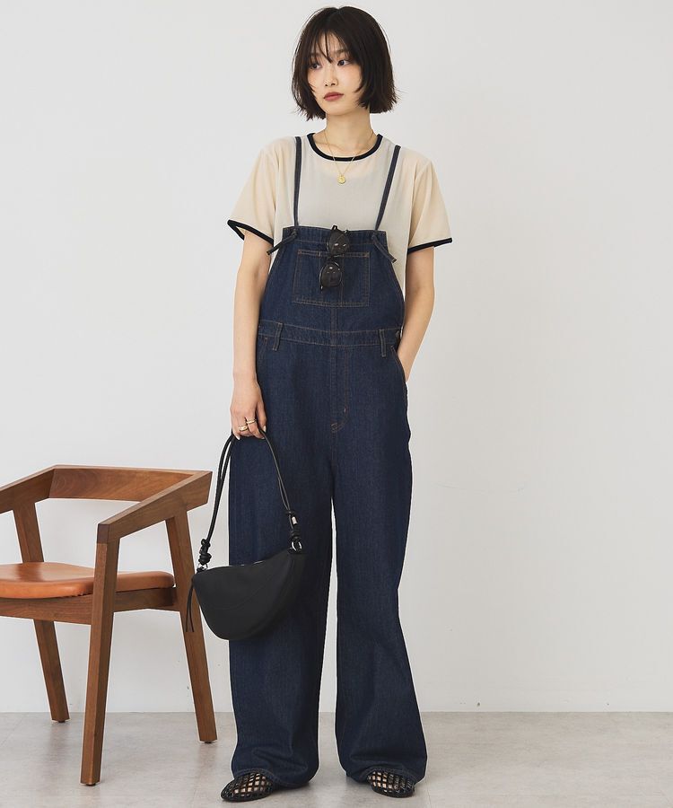 AMERICAN HOLIC「シアーベロア配色プルオーバー」|Tシャツ・カットソー|
