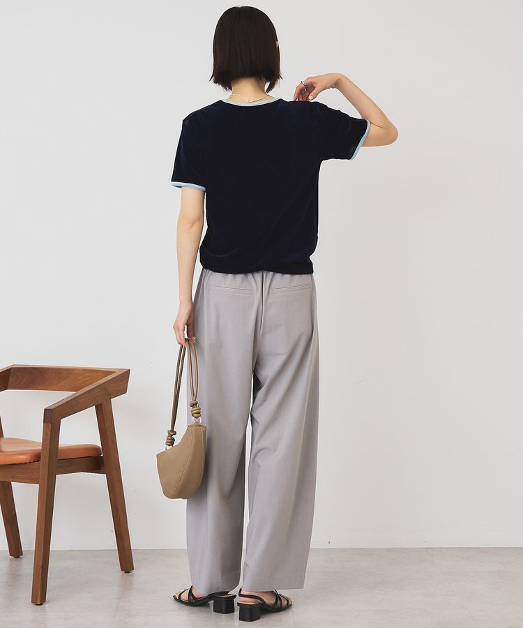 AMERICAN HOLIC「シアーベロア配色プルオーバー」|Tシャツ・カットソー|