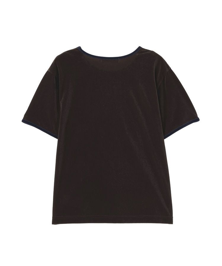 AMERICAN HOLIC「シアーベロア配色プルオーバー」|Tシャツ・カットソー|