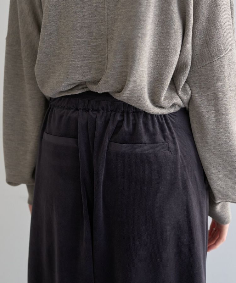 YECCA VECCA「ベルテッドカルゼ起毛ワイドパンツ」|その他|